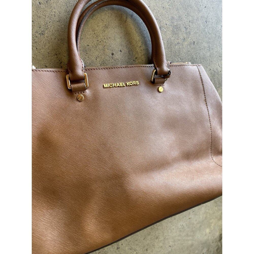 Michael Kors Womens Jet Set Chain Soft Genuine Leather Shoulder Tote Bag - Picture 2 of 16